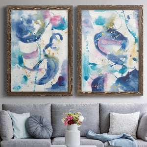 Fiesta I - Barnwood Framed Canvas Set