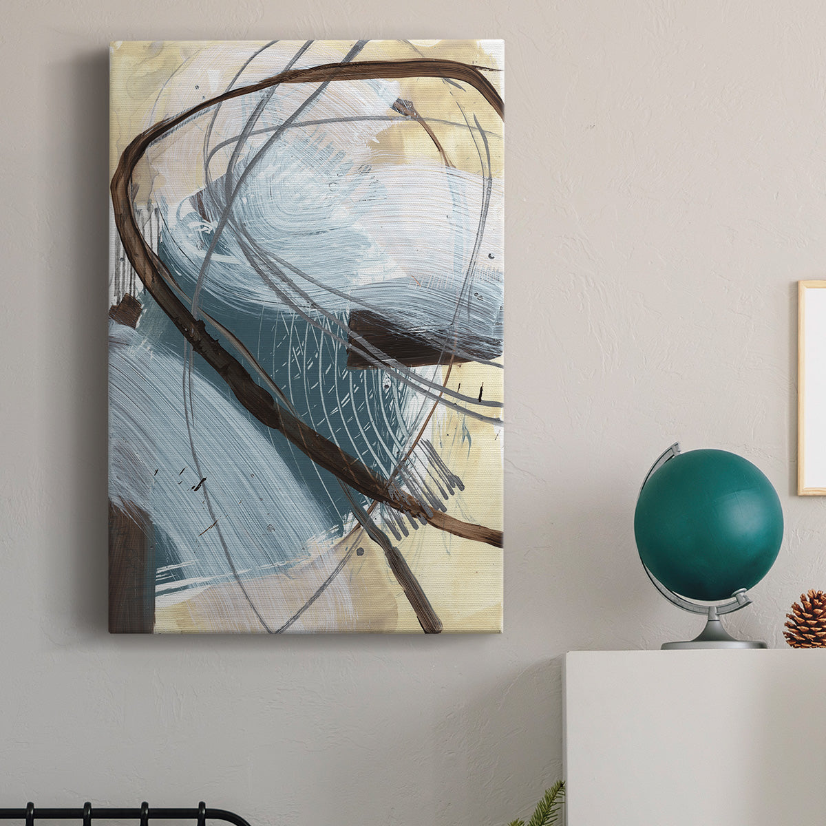 Winding Around II Premium Gallery Wrapped Canvas - Ready to Hang