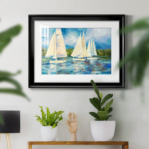 Clear Sailing - Modern Framed Art Print