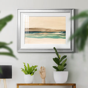 Layered Horizon I - Modern Framed Art Print