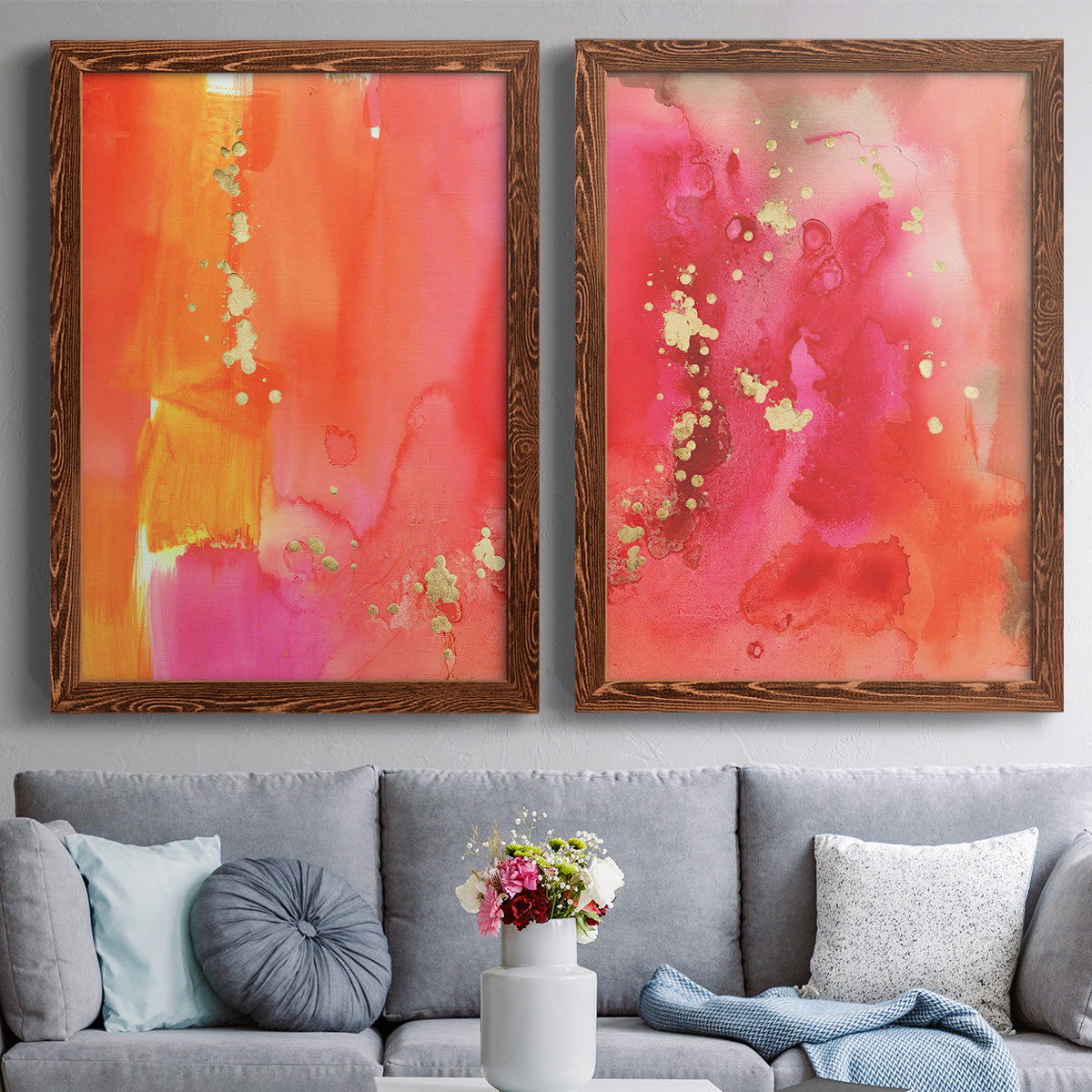 Mythological III - Premium Framed Canvas 2 Piece Set - Ready to Hang