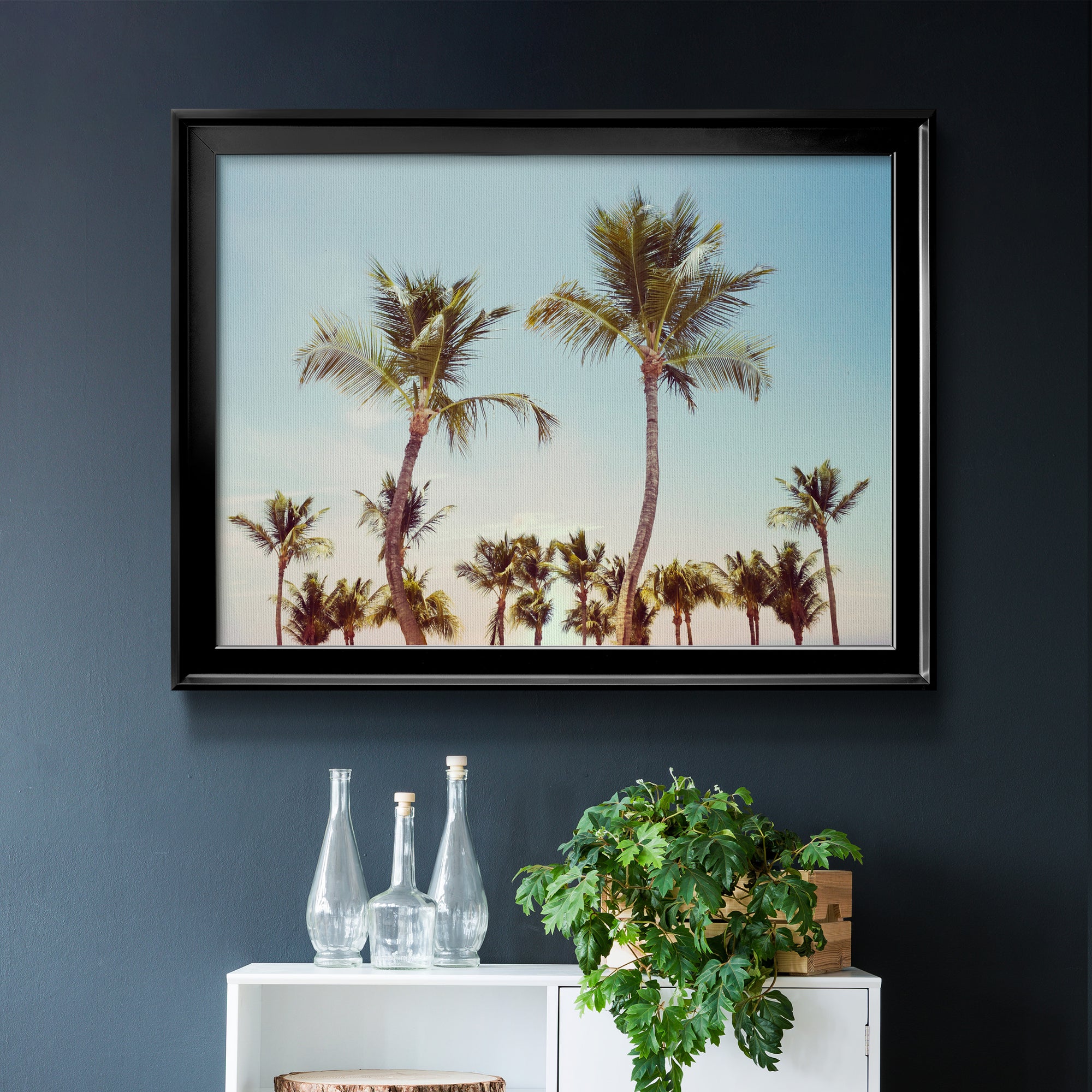 Aruba Palm Premium Classic Framed Canvas - Ready to Hang