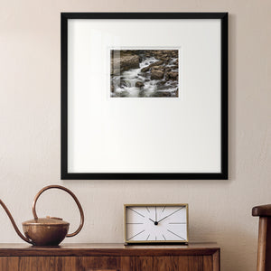 Rushing Calm- Premium Framed Print Double Matboard