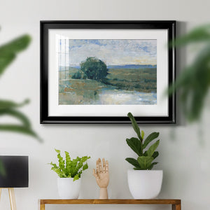 Riverbank Impression I - Modern Framed Art Print