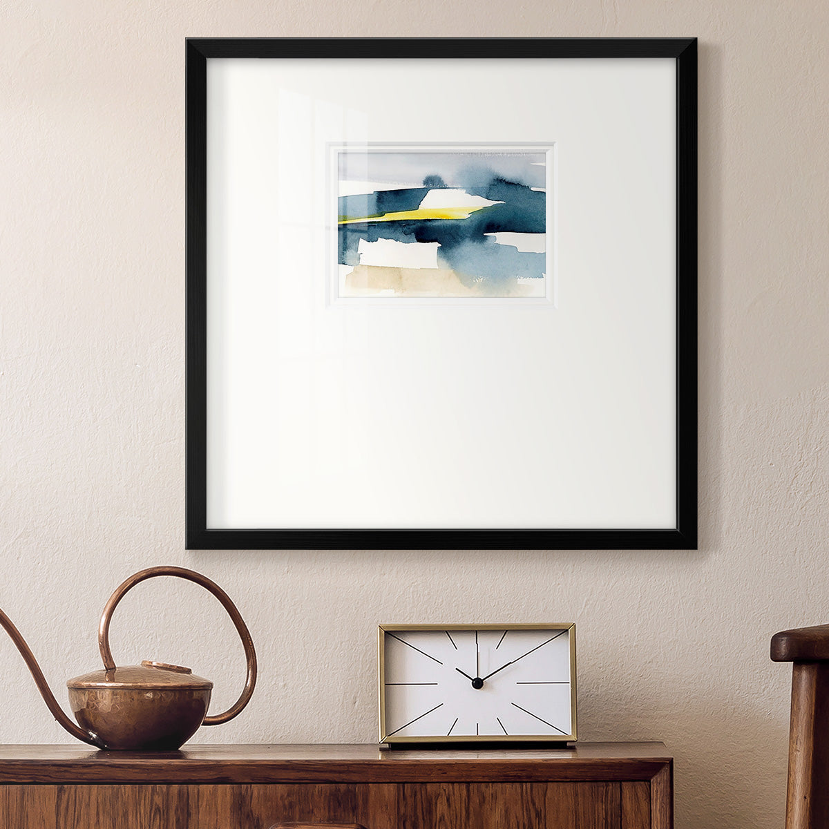 Peeking Sunshine I Premium Framed Print Double Matboard