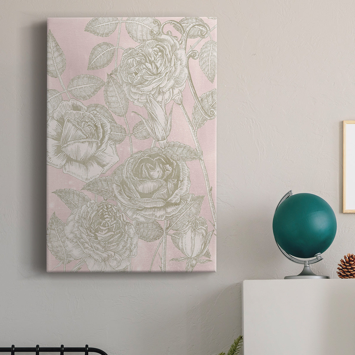 Blooming Roses II Premium Gallery Wrapped Canvas - Ready to Hang