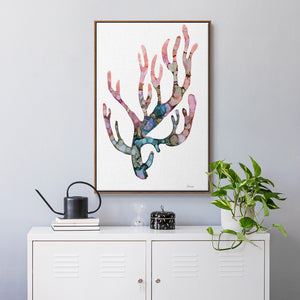 Sea Coral II - Framed Premium Gallery Wrapped Canvas L Frame - Ready to Hang