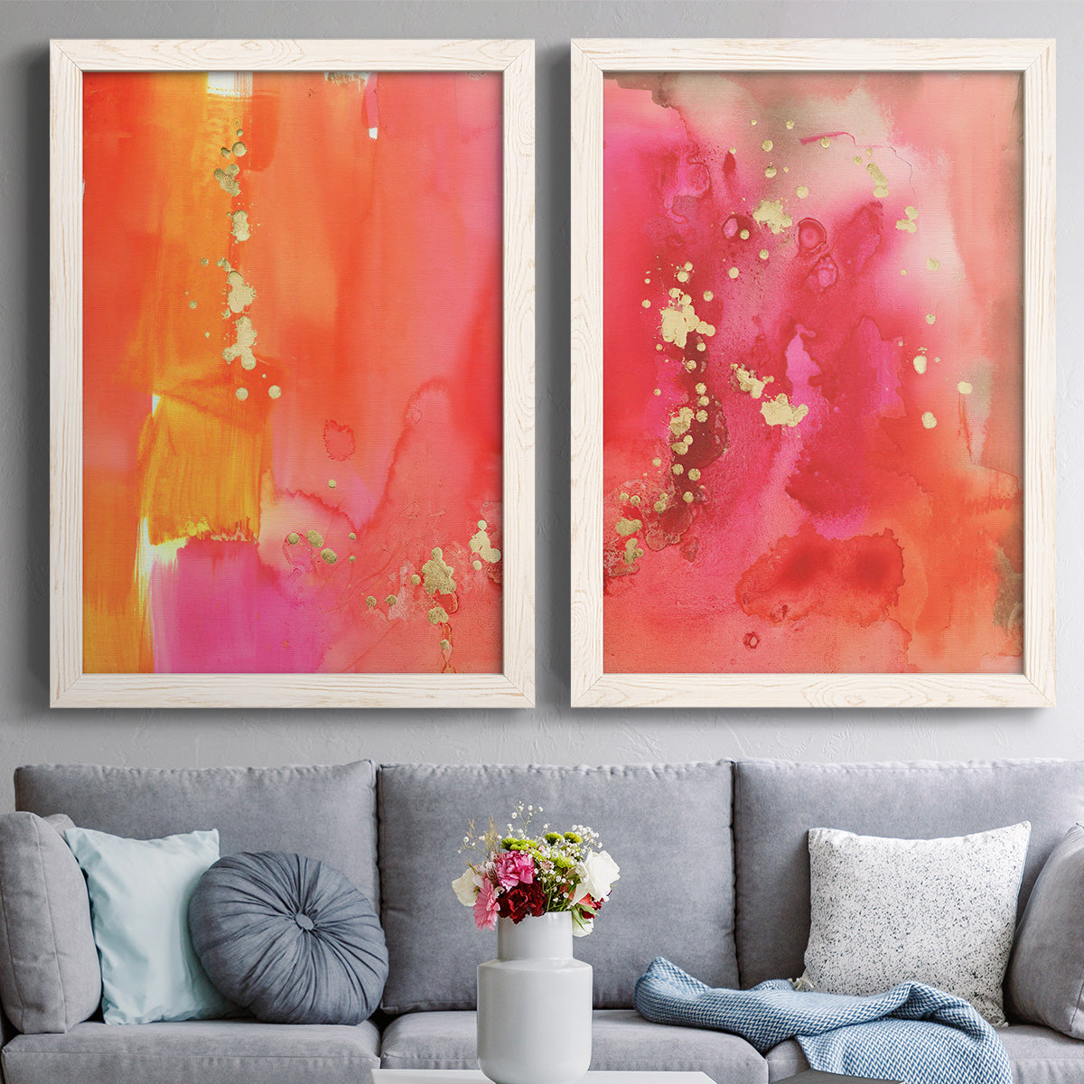 Mythological III - Premium Framed Canvas 2 Piece Set - Ready to Hang