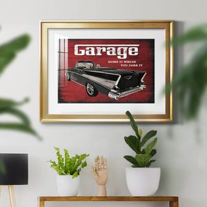 The Garage - Modern Framed Art Print
