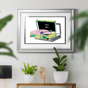 Record Shop II - Modern Framed Art Print