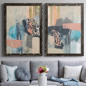 Reductive I - Barnwood Framed Canvas Set