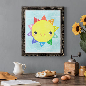 Counting Sun - Premium Canvas Framed in Barnwood - Ready to Hang