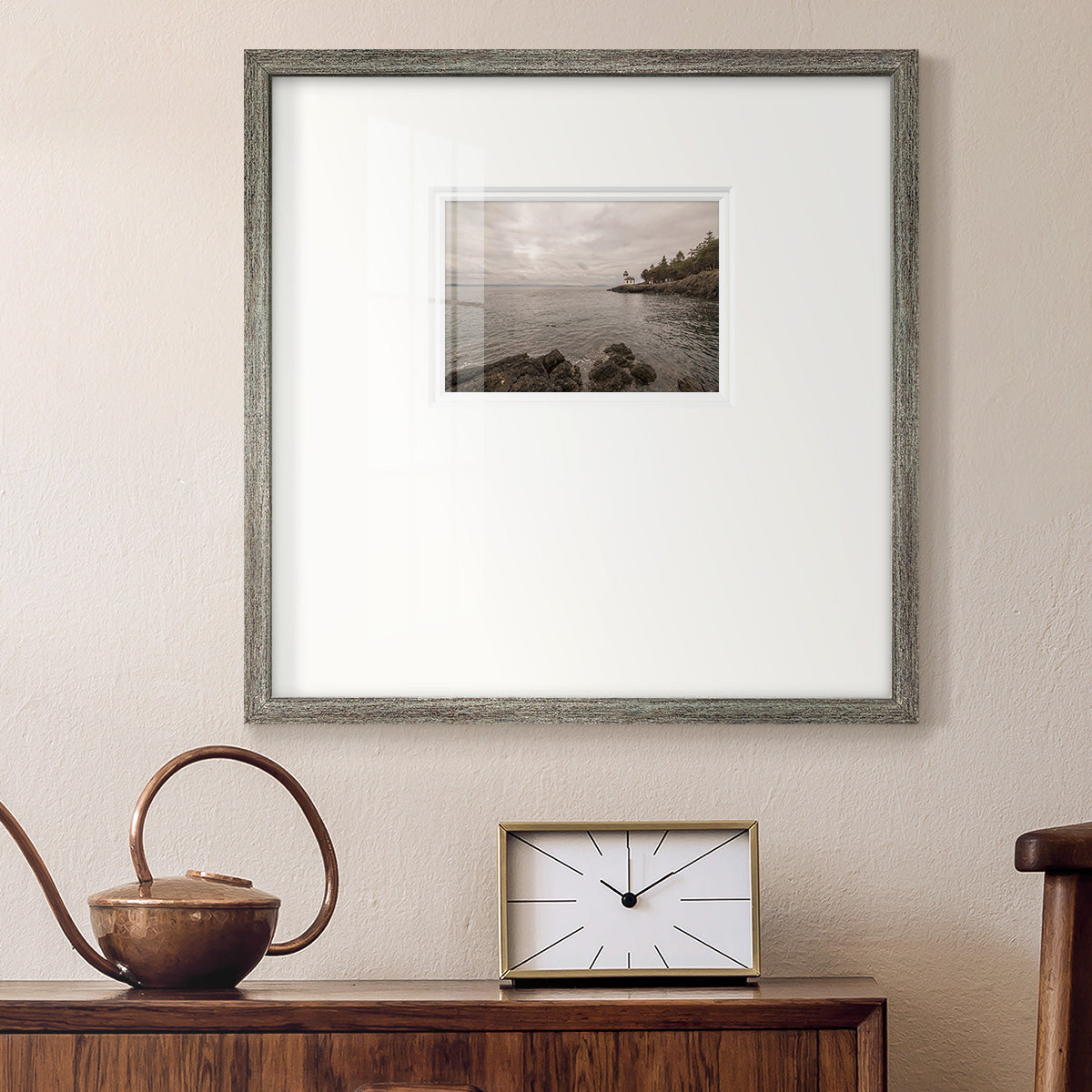 Solitary Premium Framed Print Double Matboard
