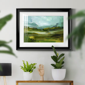 Emerald View III - Modern Framed Art Print