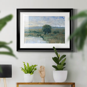 Riverbank Impression II - Modern Framed Art Print