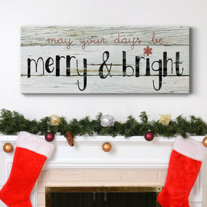 Merry & Bright Premium Gallery Wrapped Canvas - Ready to Hang