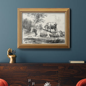 Rural Charms IV Premium Framed Canvas- Ready to Hang