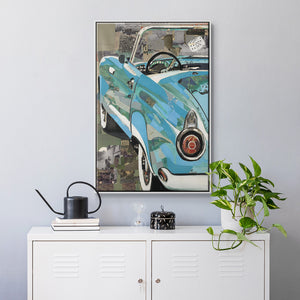 Thunderbird - Framed Premium Gallery Wrapped Canvas L Frame - Ready to Hang