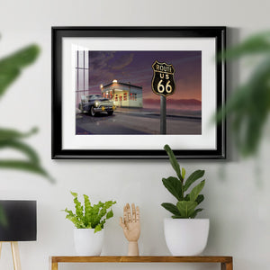 Route 66 - Modern Framed Art Print