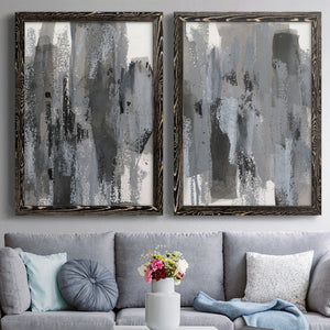 Loft Pastel III - Barnwood Framed Canvas Set
