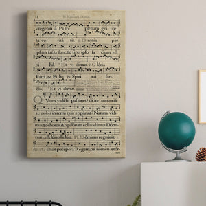 Vellum Songbook III - Canvas Art Print