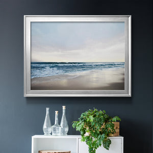 Shimmering Dawn - Modern Framed Canvas Print
