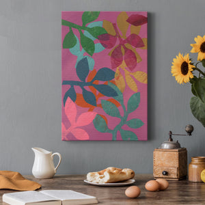 Vivid Stems V - Canvas Art Print