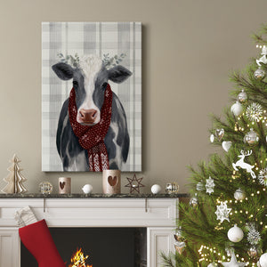 Yuletide Cow II - Gallery Wrapped Canvas