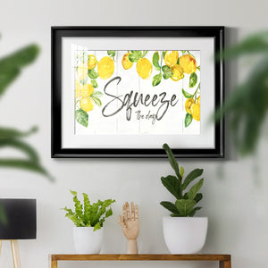 Lemon Squeeze - Modern Framed Art Print