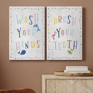Wash Your Hands Premium Gallery Wrapped Canvas - Ready to Hang