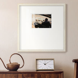 Late Night Queue Premium Framed Print Double Matboard