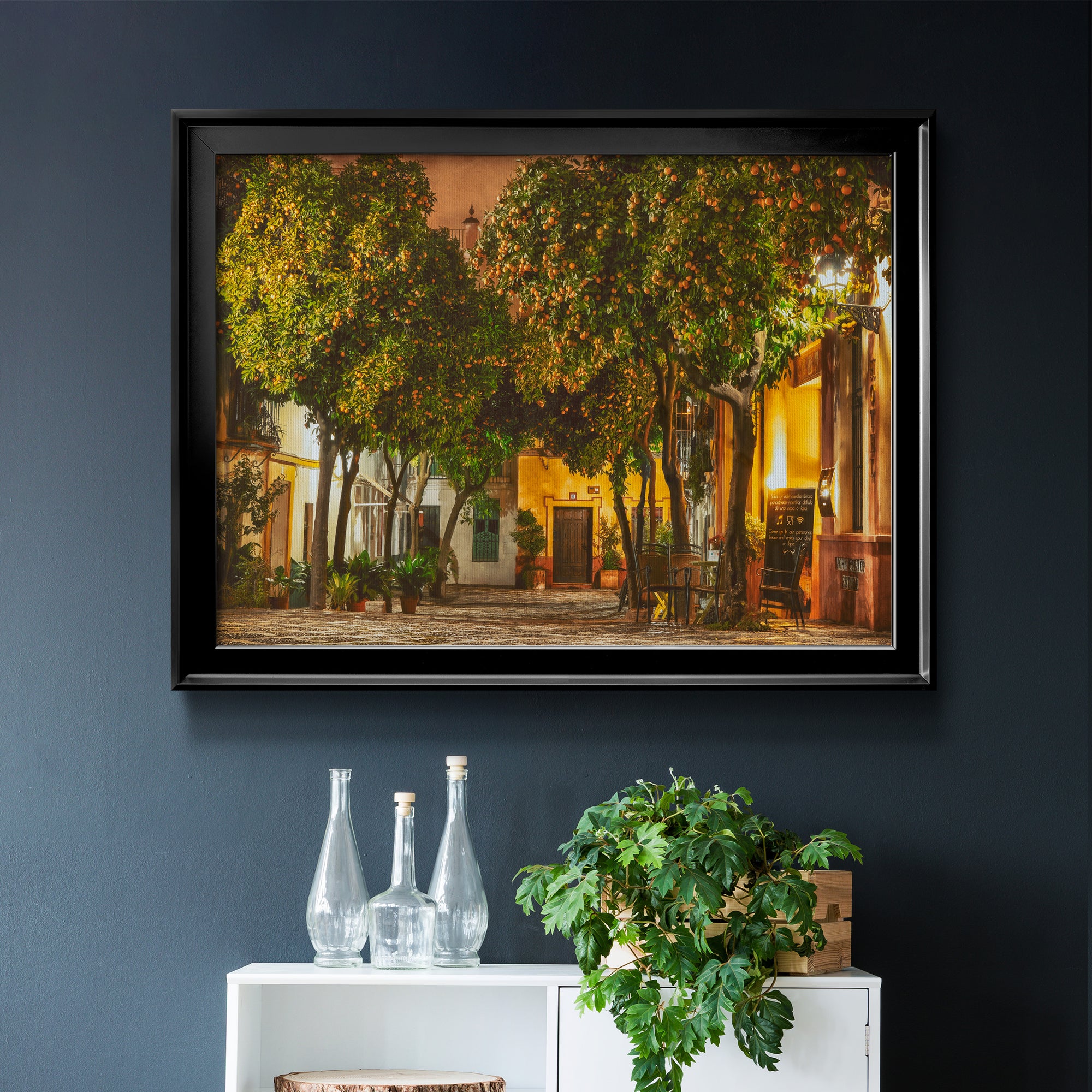 Night in Sevilla Premium Classic Framed Canvas - Ready to Hang