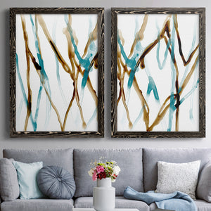 Runnel XVII - Barnwood Framed Canvas Set