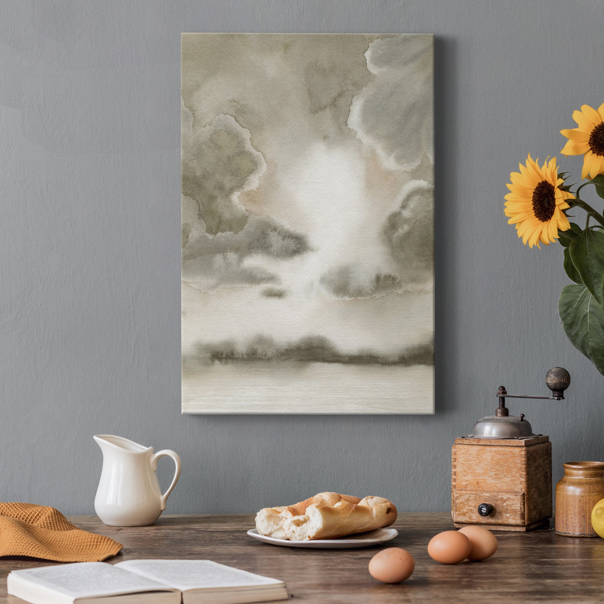 Sepia Sky II Premium Gallery Wrapped Canvas - Ready to Hang