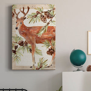 Rustic Barnwood Animals Collection B - Canvas Art Print