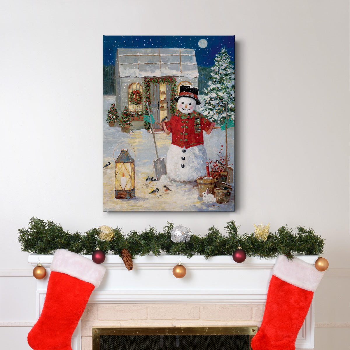 Holiday Garden Premium Gallery Wrapped Canvas - Ready to Hang