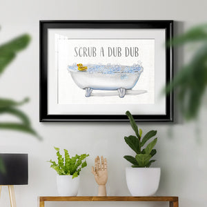 Scrub A Dub - Modern Framed Art Print