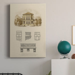 Estate and Plan I - Canvas Art Print
