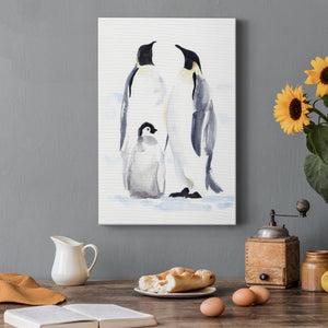 Emperor Penguins II Premium Gallery Wrapped Canvas - Ready to Hang