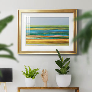 Parallel Striae II - Modern Framed Art Print