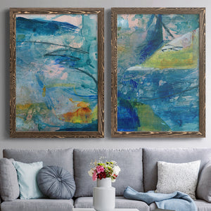 Spring Winds V - Premium Framed Canvas 2 Piece Set - Ready to Hang