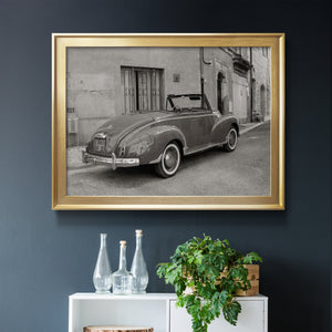 Classic Automobile - Modern Framed Canvas Print