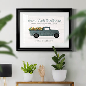 Farmers Market Truck - Modern Framed Art Print