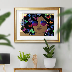 Butterfly Diva I - Modern Framed Art Print