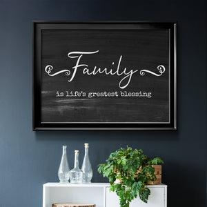 Greatest Blessing - Modern Framed Canvas Print
