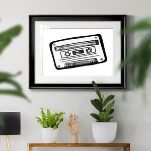 Cassette Sketch - Modern Framed Art Print