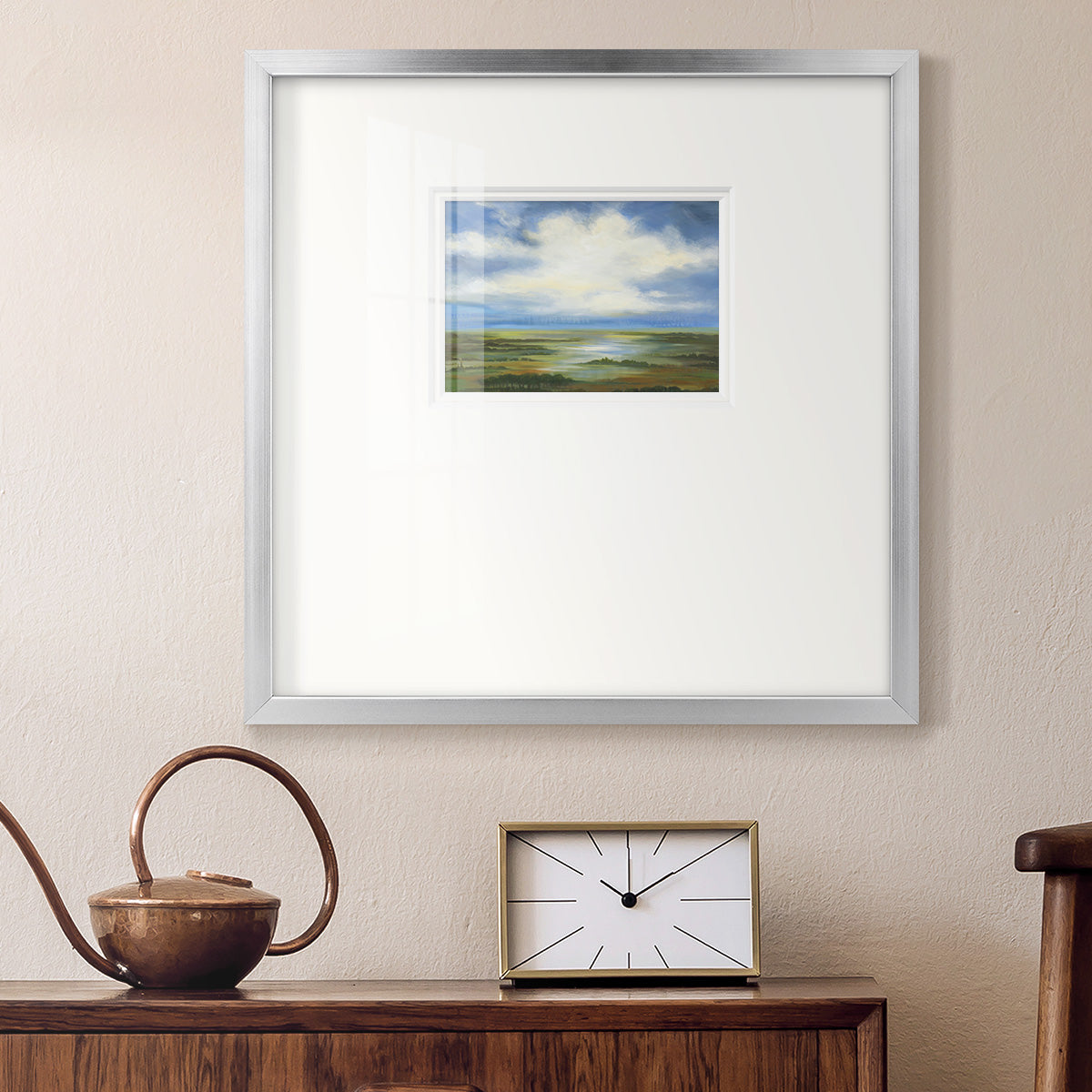 Lighting the Way Premium Framed Print Double Matboard