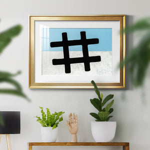 Hashtag - Modern Framed Art Print