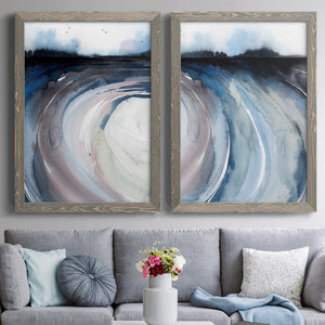 Geode Valley I - Premium Framed Canvas 2 Piece Set - Ready to Hang