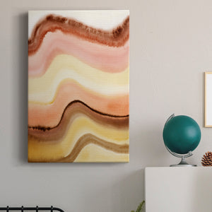 Warm Sediment I Premium Gallery Wrapped Canvas - Ready to Hang